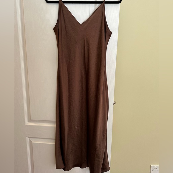 Aritzia slip dress brown - Picture 2 of 4